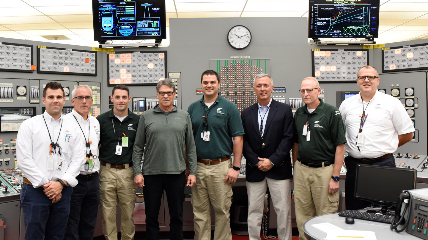 Sec. Perry visit to Exelon's FitzPatrick nuclear plant