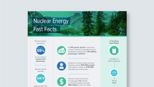 Nuclear Energy Fast Facts image